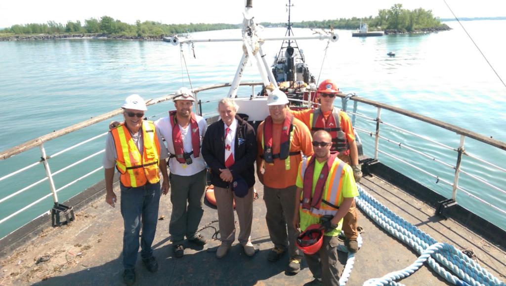 MRC crew and Captain John Letnik aboard the MS Jadran